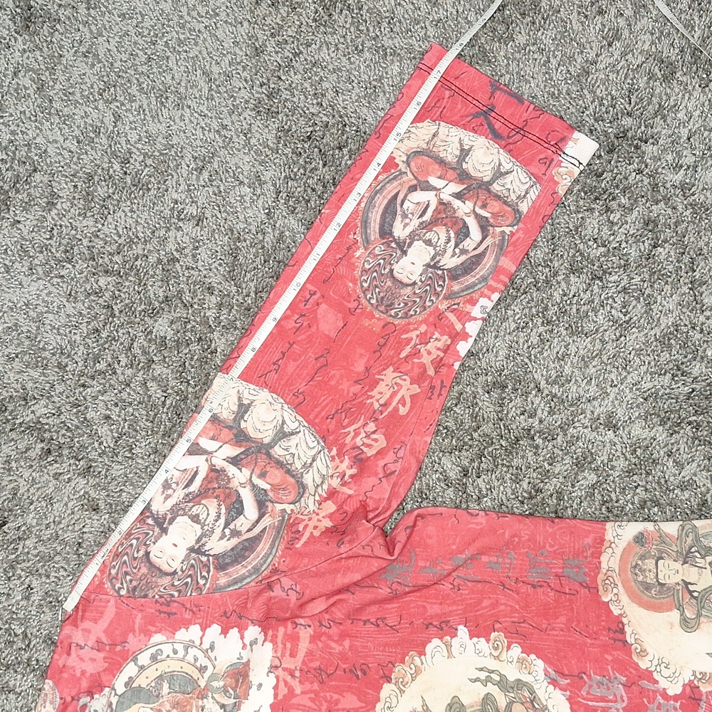 Vintage Yoga Zone crop zip jacket - Indian Asian inspired -  L - red - Picture 8 of 8